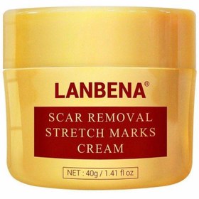 تصویر کرم کاسه ای رفع اسکار و استرچ لانبنا 40 میل lanbena scar removal stretch marks cream