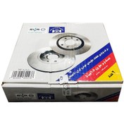 تصویر دیسک ترمز چرخ جلو شرکت تولیدی قطعات جلوبندی خودرو ایران لاهیجان مدل T5 مناسب برای پژو 206 تیپ 5 بسته 2 عددی 