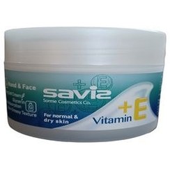 تصویر کرم مرطوب کننده دست و صورت حاوی ویتامین E مناسب پوست خشک و نرمال 180گرم ساویز Saviz Hand And Face Moisturizing Cream For Normal And Dry Skin 180g