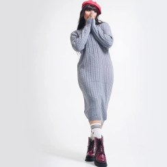 تصویر کفتان بافت مدل مارپیچ 