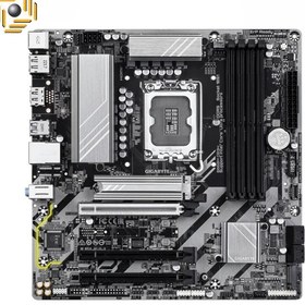 تصویر مادربرد گیگابایت B860M DS3H DDR5 Gigabyte B860M DS3H DDR5 (rev. 1.x) LGA1851 Micro ATX Motherboard