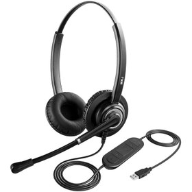 تصویر هدست تلفن با سیم مدل 812DUC 