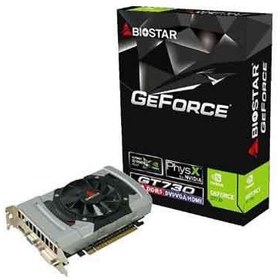 تصویر کارت گرافیک بایوستار مدل GT730 2GB DDR3 128 Bit حافظه 2 گیگابایت Nvidia Geforce GT730 2GB DDR3 128 Bit Graphics Card