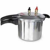 تصویر زودپز پارس استیل تک دسته ۸لیتر 