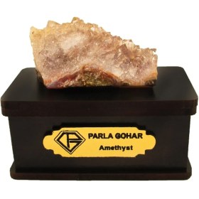 تصویر سنگ راف امیتیست پارلا گوهر کد 5824 