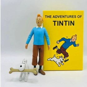 تصویر Tintin red armchair فیگور تن تن به همراه میلو 