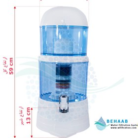 تصویر تصفیه آب کلمنی 14 لیتری ا Countertop Water Filtration 14 Liter Countertop Water Filtration 14 Liter