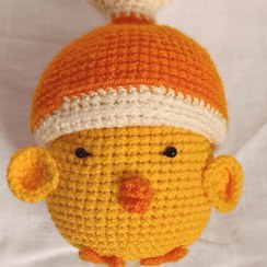 تصویر عروسک دست باف جوجه طلایی 