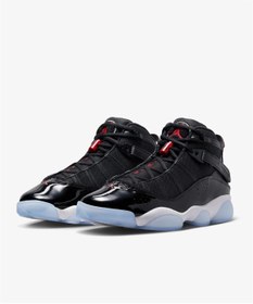 تصویر خرید اینترنتی کفش ورزشی مردانه سیاه نایک N05230483800 Air Jordan 6 Ring Erkek Basketbol Ayakkabısı 322992-064