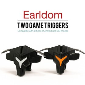 تصویر دسته بازی PubG انگشتی Earldom ET-F22 Earldom ET-F22 PubG Finger Gaming Controller
