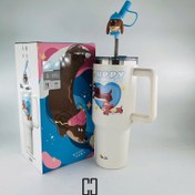 تصویر تراول ماگ دیلر مدل Puppy طرح سگ آبی | تامبلر DILLER 