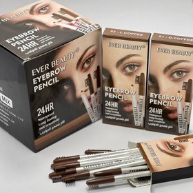 تصویر مداد تاتو یا(مداد ابرو)ever beauty - شماره2قهوه ای متوسط Tattoo pencil or (eyebrow pencil) ever beauty