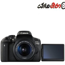 تصویر دوربین دیجیتال کانن مدل EOS 750D به همراه لنز 55-18 میلی متر IS STM ا Canon EOS 750D Kit 18-55mm IS STM Digital Camera Canon EOS 750D Kit 18-55mm IS STM Digital Camera