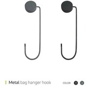 تصویر هنگر کیف فلزی سایز ۱۸ سانت دایره‌ای 