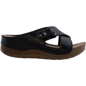 تصویر دمپایی زنانه کفش شیما مدل 1601840110 رنگ مشکی 