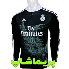 تصویر لباس فوتبال رئال مادرید کلاسیک ۲۰۱۴ کیت مشکی 