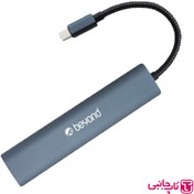 تصویر هاب BA-415 6-in-1 Type-C USB3.0/HDMI/PD/RJ45 بیاند Beyond BA-415 6-in-1 Type-C USB3.0/HDMI/PD/RJ45 HUB