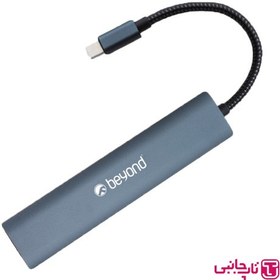 تصویر هاب BA-415 6-in-1 Type-C USB3.0/HDMI/PD/RJ45 بیاند Beyond BA-415 6-in-1 Type-C USB3.0/HDMI/PD/RJ45 HUB