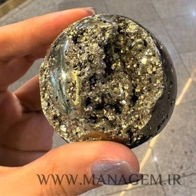 تصویر گوی پیریت کوبیک 