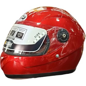 تصویر کلاه کاسکت بچه گانه PRS RED Children's motorcycle helmet PRS RED