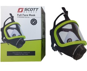 تصویر ماسک شیمیایی تمام صورت scott safety Scott safety full face mask