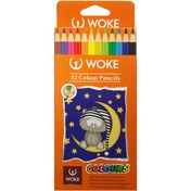 تصویر مداد رنگی 12 رنگ وک Woke 9403-12 Woke 9403-12 12 pieces Color Pencil