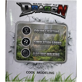 تصویر دایناسور سه سر موزیکال حرکتی 