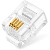 تصویر سوکت تلفن 4 پین RJ11 ا RJ11 4-pin telephone socket RJ11 4-pin telephone socket