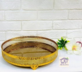 تصویر سینی توری کف آینه 