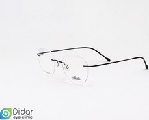 تصویر عینک طبی فلزی فریم گرد Silhouette 