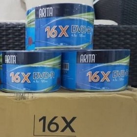 تصویر دی وی دی آریتا شرینگ 50 عددی کارتن 600 عددی(ARITA)(فقط عمده) ARITA DVD-R