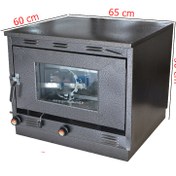 تصویر تنور گازی خانگی بزرگ TG840 دو سینی 