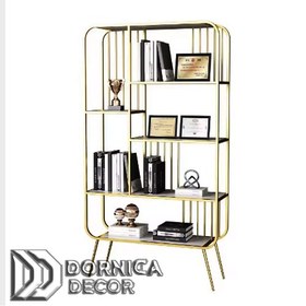 تصویر شلف و استند دکوری ایستاده فلزی مدرن 1304