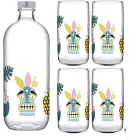 تصویر ست بطری و لیوان ۵ پارچه استرال پاشاباغچه – کد 96983 