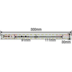 تصویر ال ای دی براکتی خطی 30 وات 220 ولت SMD سفید مهتابی آنتی شوک دار 