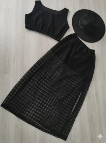 تصویر تاپ دامن گیپور لیزری 