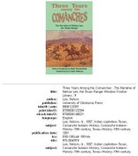 Three Years Among the Comanches: The Narrative of Nelson Lee, the Texas  Ranger (Western Frontier Library)