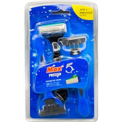 تصویر خودتراش مدل 5Blades M1 بسته 3 عددی مکس Max 5Blades M1 Shaver 3 PCS