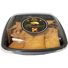 تصویر چیپس آرد بادام کتویی 