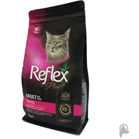 تصویر غذای خشک گربه بدغذا رفلکس پلاس چوزی 1.5 کیلویی - اورجینال Reflex Plus Premium Adult Cat Food Choosy Salmon 1.5kg