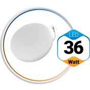 تصویر پنل فول لایت سقفی 36 وات روکار پرشین نور 