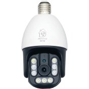 تصویر دوربین هوشمند لامپی چرخشی 4 مگاپیکسل xmeye plus مدل BAT SE 