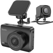 تصویر دوربین ثبت وقایع خودرو HOCO DV3 hoco Dash cam DV3 dual channel driving recorder