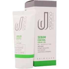 تصویر كرم ژل مرطوب كننده پوست چرب 50 میلی لیتر دلانو delano SEBUM CONTROL CREAM GEL