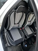 تصویر روکش صندلی سورن برزنتی مدل گوچی فول طبی خلبانی باجای موبایلی پدطبی سروگودی کمرمتریال عالی مناسب سورنپلاس سمندLX 