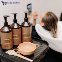 تصویر فیلر تراپی مو آرگان ناشی حجم ۱ لیتر مناسب موهای آسیب دیده 