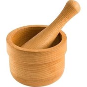 تصویر هاون چوبی نیم وود - چوب Mortar