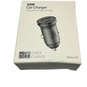 تصویر شارژر فندکی WKN-707 30W Car Charger 30W WKN-707