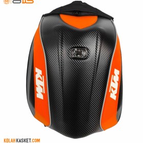 تصویر کوله موتور سواری حرفه ای KTM | طرح کربن کد 32 KTM pro motorcycle bag Carbon design code 32