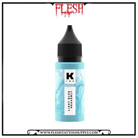 تصویر رنگ آبی تتو light blue heavenly 15ml 